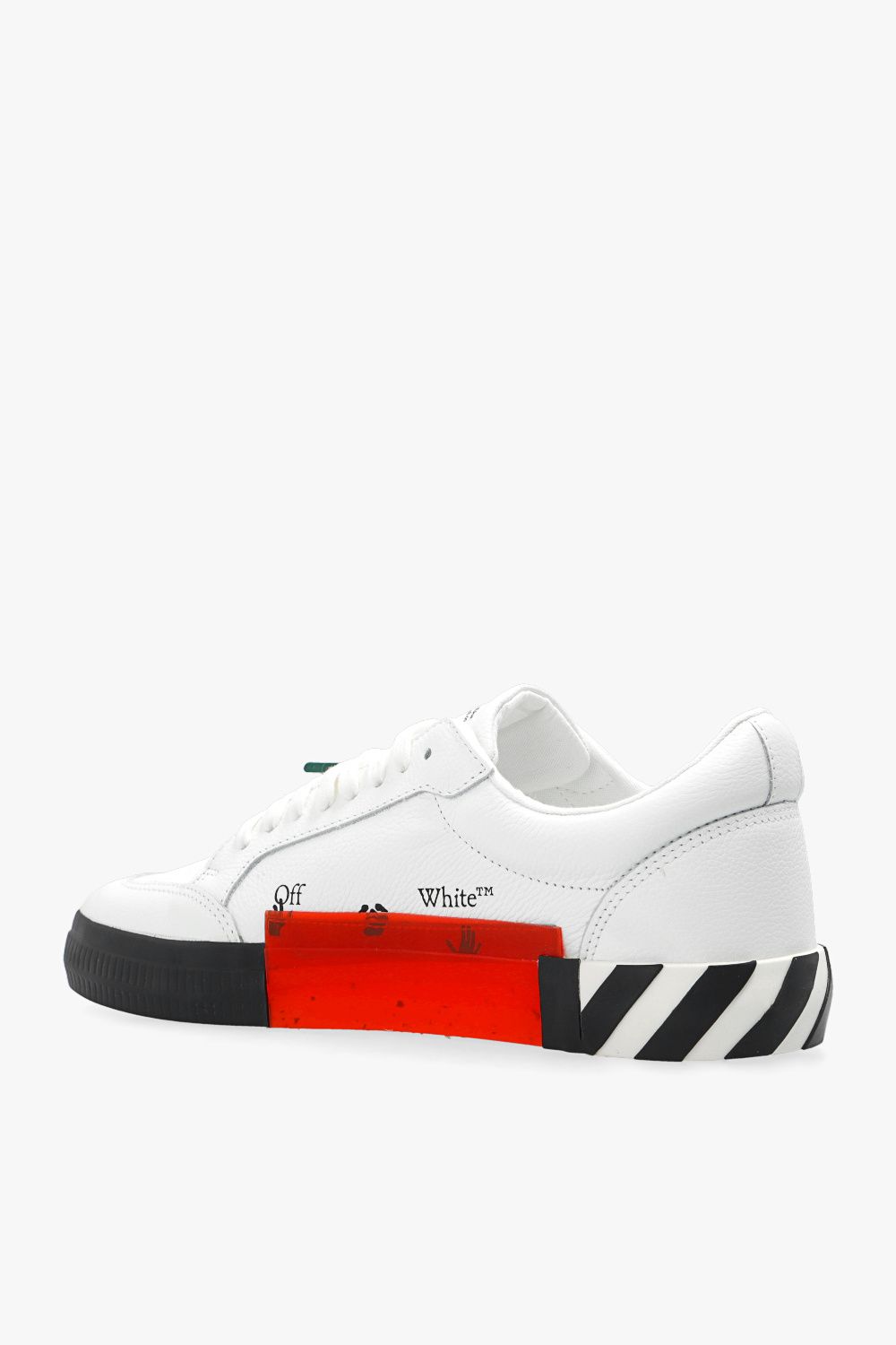 【Off-White】Low Vulcanized Sneakers ローカット スニーカー Buy Off-White Vulcanized Low 'White Black